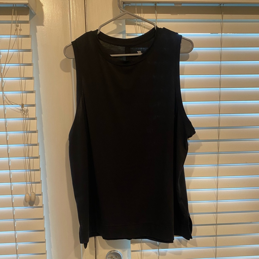 Women’s Black Athletic Tank Top Size XL